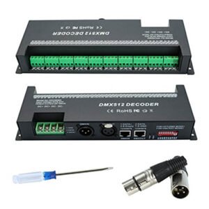 30 channels DMX512 Multi-channel decoder 30x2A 12V 24V led rgb rgbw Strip dmx512 dmx decoder