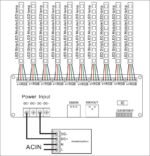30 channels DMX512 Multi-channel decoder 30x2A 12V 24V led rgb rgbw Strip dmx512 dmx decoder