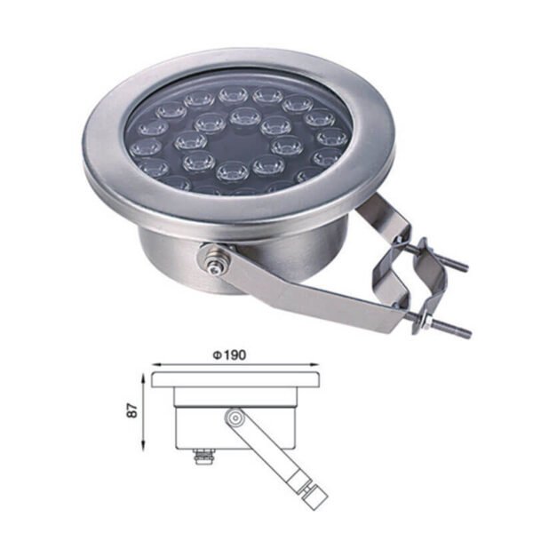 LED underwater light boat pool lamp stainless steel housing waterproof IP68