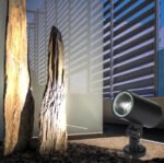 outdoor garden flood spotlight tree lighting