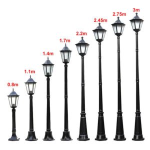 LED Light Power pole landscape light street post lamp park villa garden light