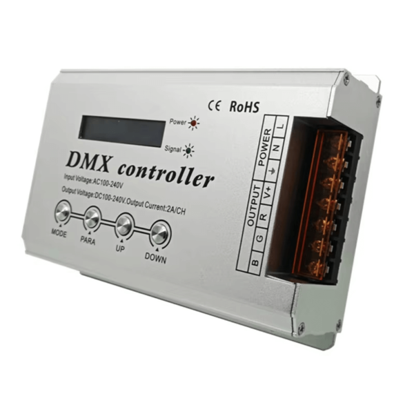 DMX512 Controller RGB AC100-240V 2ax3ch AC230V/240V Manual SWITCH