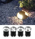 Garden Street led Step light 1/2/4 side view 3W IP67 Recessed Mini LED Underground Light