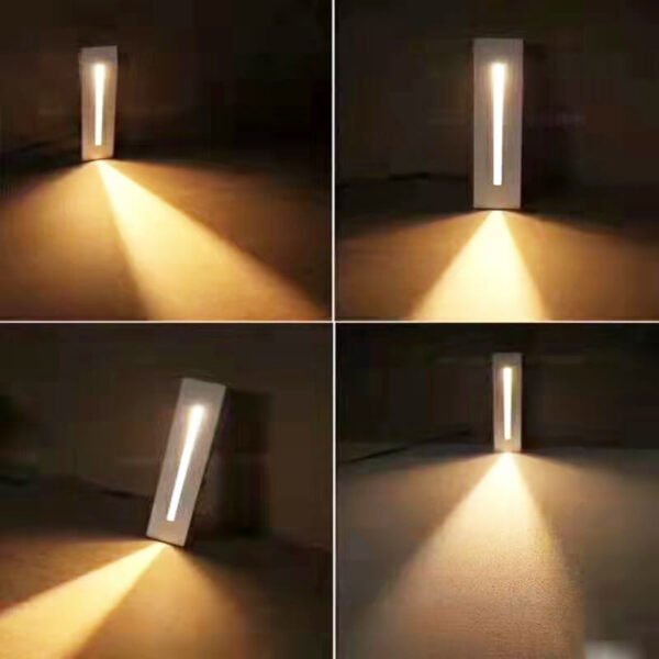 motion sensor step light AC85-265V stair led light step Intelligent Human body Induction wall light with sensor for step