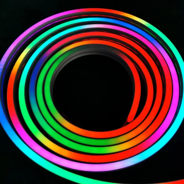 Digital Addressable Pixel RGB Neon Flex 24V 10x20mm IP68 Waterproof WS2811