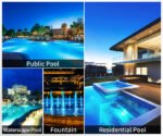 Led Fountain Light Underwater LED Light Swimming Pool Lights 24V 12V