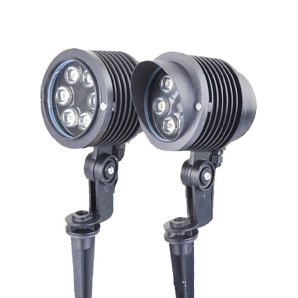 waterproof led garden light adjustable programable 6W ip66 led garden spike light AC85-265V