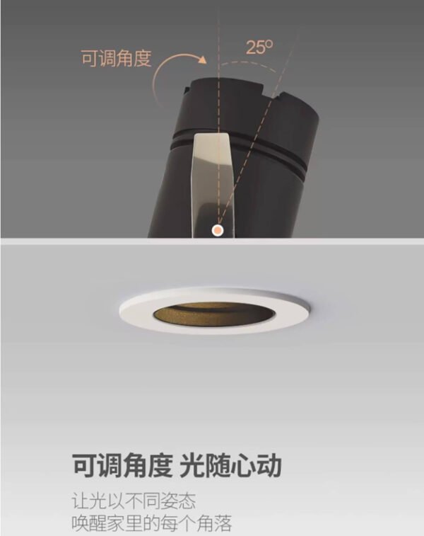 Mini Spot Light 6w Cut off 50mm Cabinet High Quality Cob Downlight Led Aluminum Recessed Spotlight