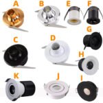 Mini Down Light Adjustable Ceiling Light Cutout 32mm Recessed Spotlight Jewelry Display Cabinets Home Decoration Lamp