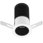 Small Size 18-55mm Downlight 3-12W Modern Mini LED Spotlight with IP20 Dimmable 3-Year Warranty for Home Ceiling Aluminum Body
