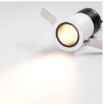 Small Size 18-55mm Downlight 3-12W Modern Mini LED Spotlight with IP20 Dimmable 3-Year Warranty for Home Ceiling Aluminum Body
