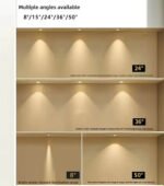 Modern LED Anti-Glare Recessed Spotlights for Hotels 30 40 50 60mm Cutout Sizes AC220V Constant Current DC24V Constant Voltage