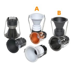 Modern Mini Aluminum LED Spotlight 5W/7W/9W/12W Anti-Glare Recessed Mount High CRI 95