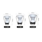 Modern Mini Aluminum LED Spotlight 5W/7W/9W/12W Anti-Glare Recessed Mount High CRI 95