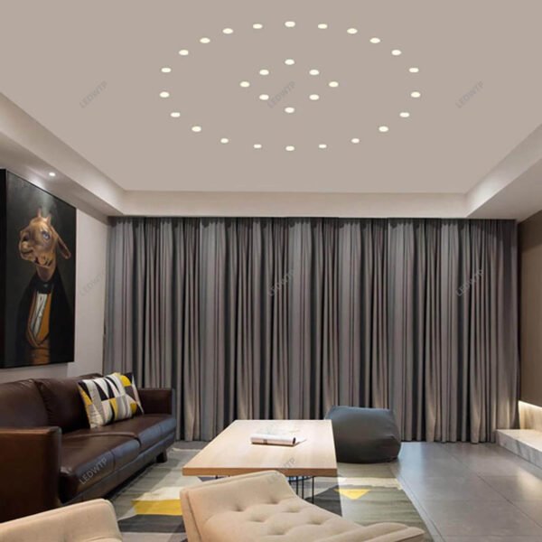 Mini Down Light Adjustable Ceiling Light Cutout 32mm Recessed Spotlight Jewelry Display Cabinets Home Decoration Lamp