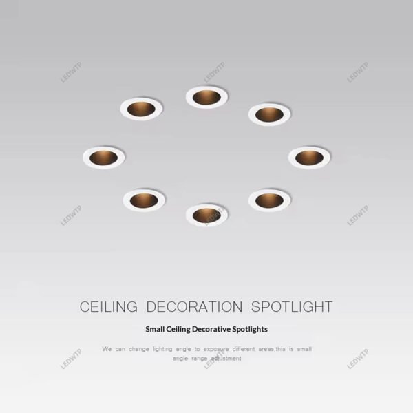 30MM LED Spot Light: Glare-Free Mini Wardrobe, Wine Cabinet, and Cabinet Light with Slim-Profile COB Spotlights