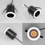 30MM LED Spot Light: Glare-Free Mini Wardrobe, Wine Cabinet, and Cabinet Light with Slim-Profile COB Spotlights
