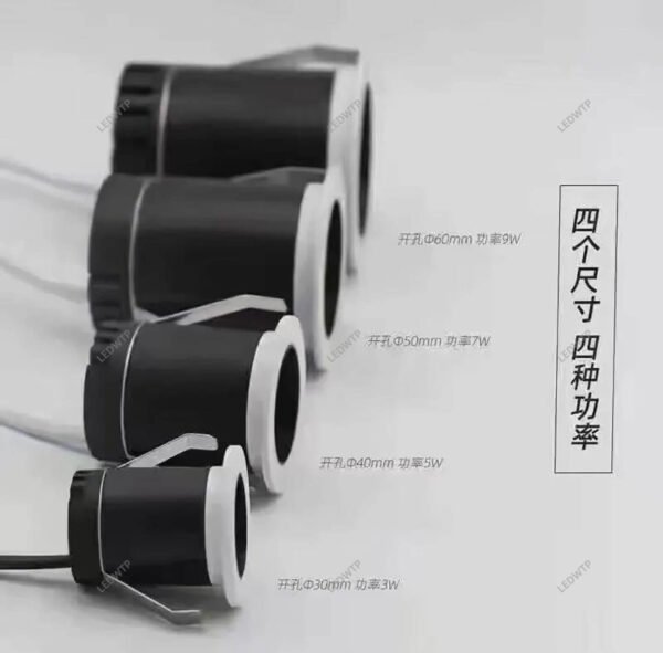 30MM LED Spot Light: Glare-Free Mini Wardrobe, Wine Cabinet, and Cabinet Light with Slim-Profile COB Spotlights