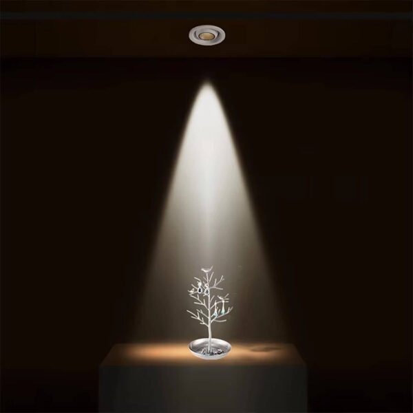 Mini Hidden Anti Glare Small Spotlight, High Brightness COB Embedded Tube Light, Commercial Lighting Ceiling Light